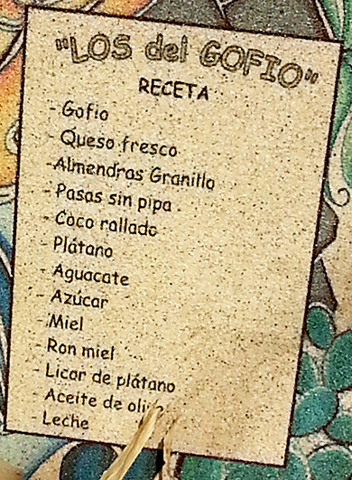 Gofio - Rezept